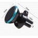 Magnetic Cell Phone Car Vent Mount Rotation Universal Smart Phone Holder for iPhone Samsung HTC Huawei - Silver